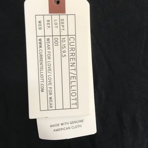 Current Elliott - Black muscle tee tank